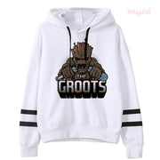 Baby Groot Print Hoodie - Sara closet