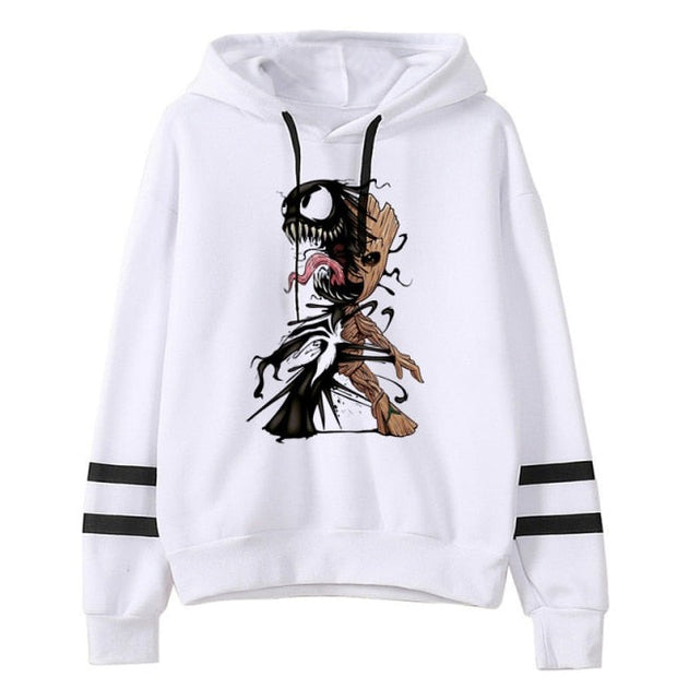 Baby Groot Print Hoodie - Sara closet