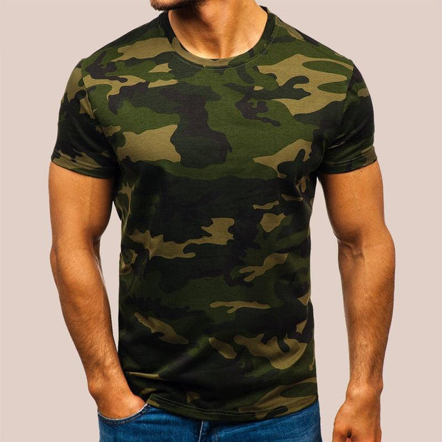 Men Casual Camouflage T-shirt - Sara closet