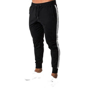 Tight Stripe Jogging Trousers - Sara closet